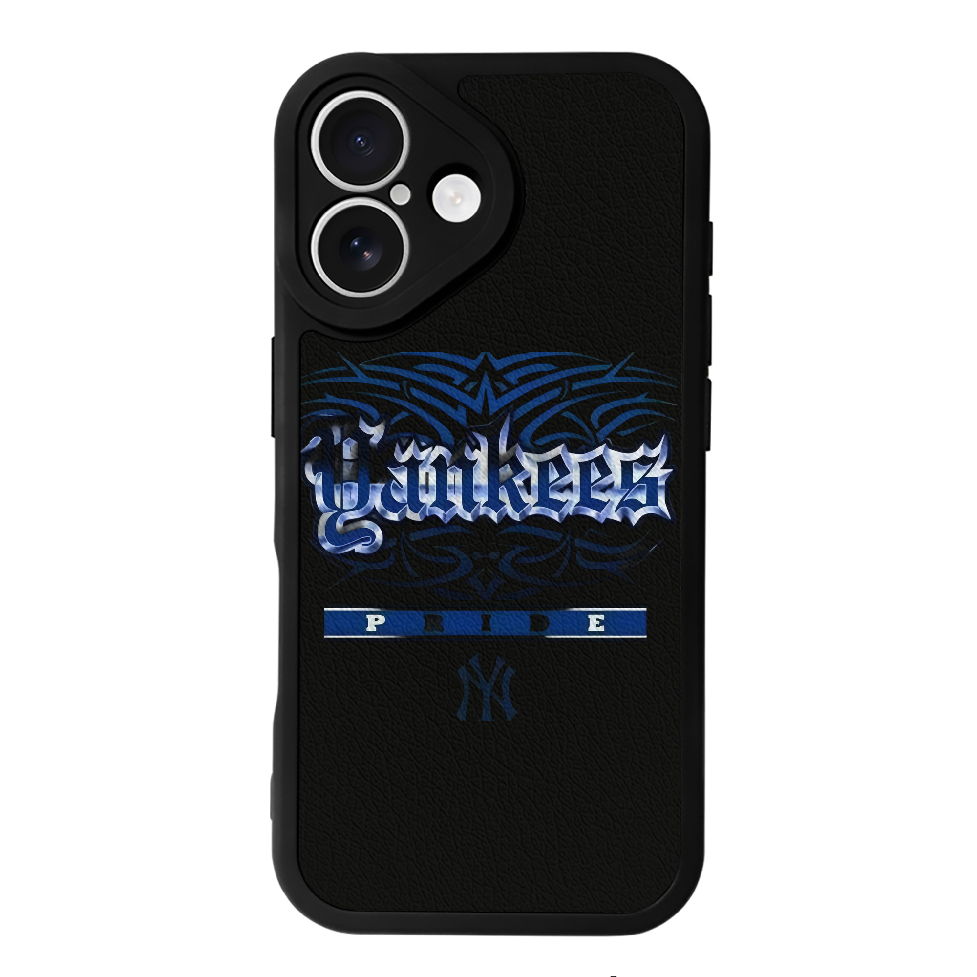 New York Yankees 278 IPhone 16 Silicone Leather Case – UV Print, Lambskin Texture – Perfect Fit, Wireless Charging Compatible, Scratch Resistant, Precise Cutouts – Stylish Protection For IPhone 16